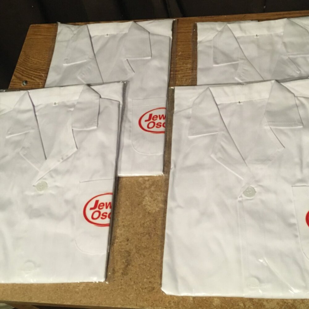 LOT OF 4  JEWEL OSCO WORK SHIRT WHITE SIZE LARGE NEW SEALED
